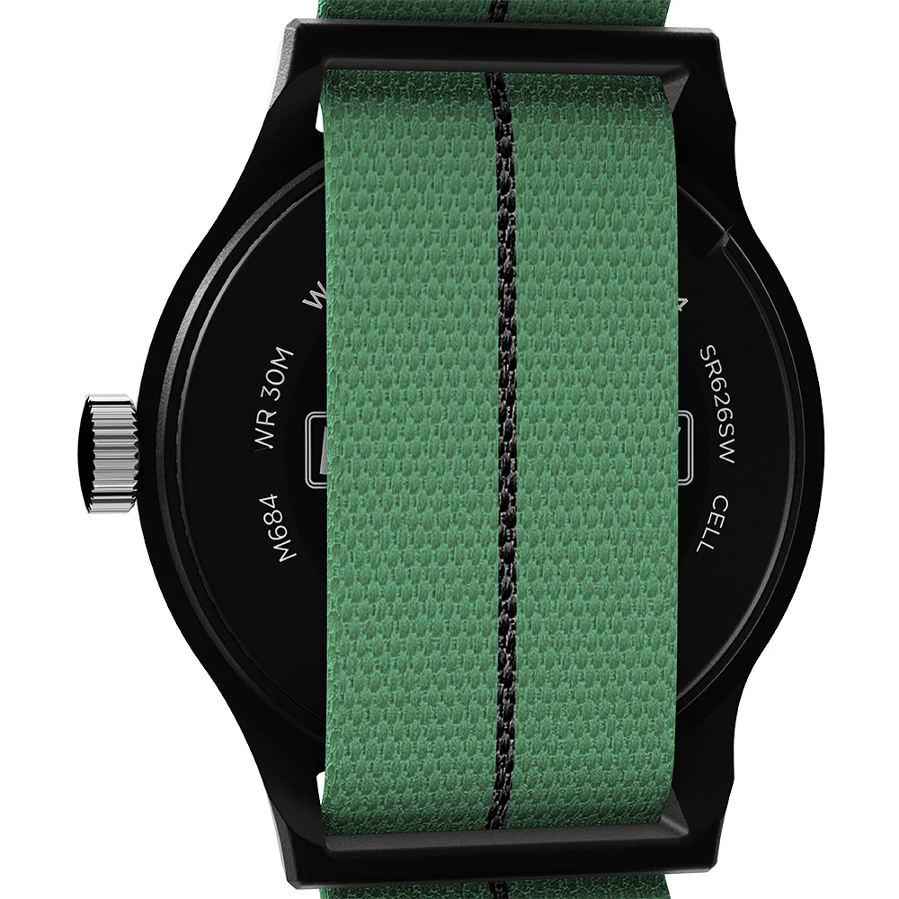 Timex Lab x Monolopy MK1 Monopoly Green Nylon Band with White Dial TW2Y47100