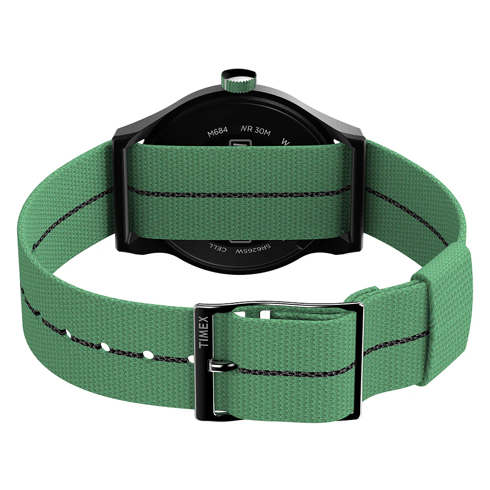 Timex Lab x Monolopy MK1 Monopoly Green Nylon Band with White Dial TW2Y47100