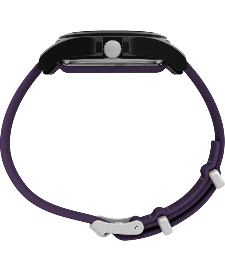 Timex x Fortnite Acadia Purple Fabric Strap Watch TW2Y46300