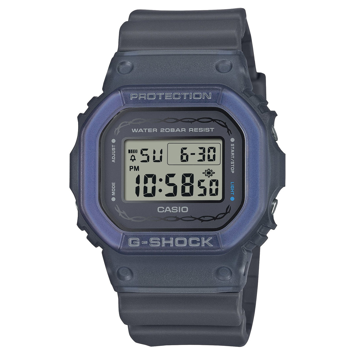 G-Shock 5600 Rose-Themed with Blue Bezel DW5600RS-8D