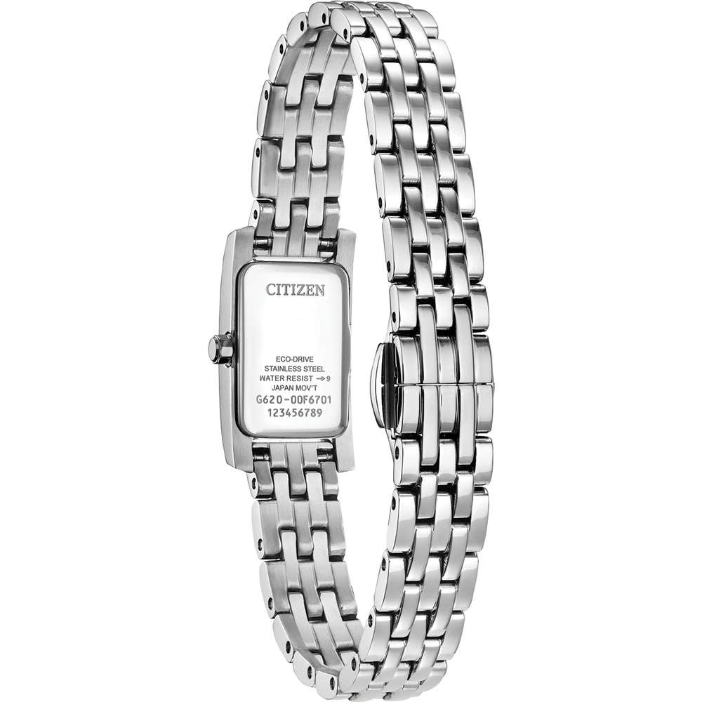 Citizen Eco-Drive Pink Dial Stainless Steel Watch EG7110-54Y