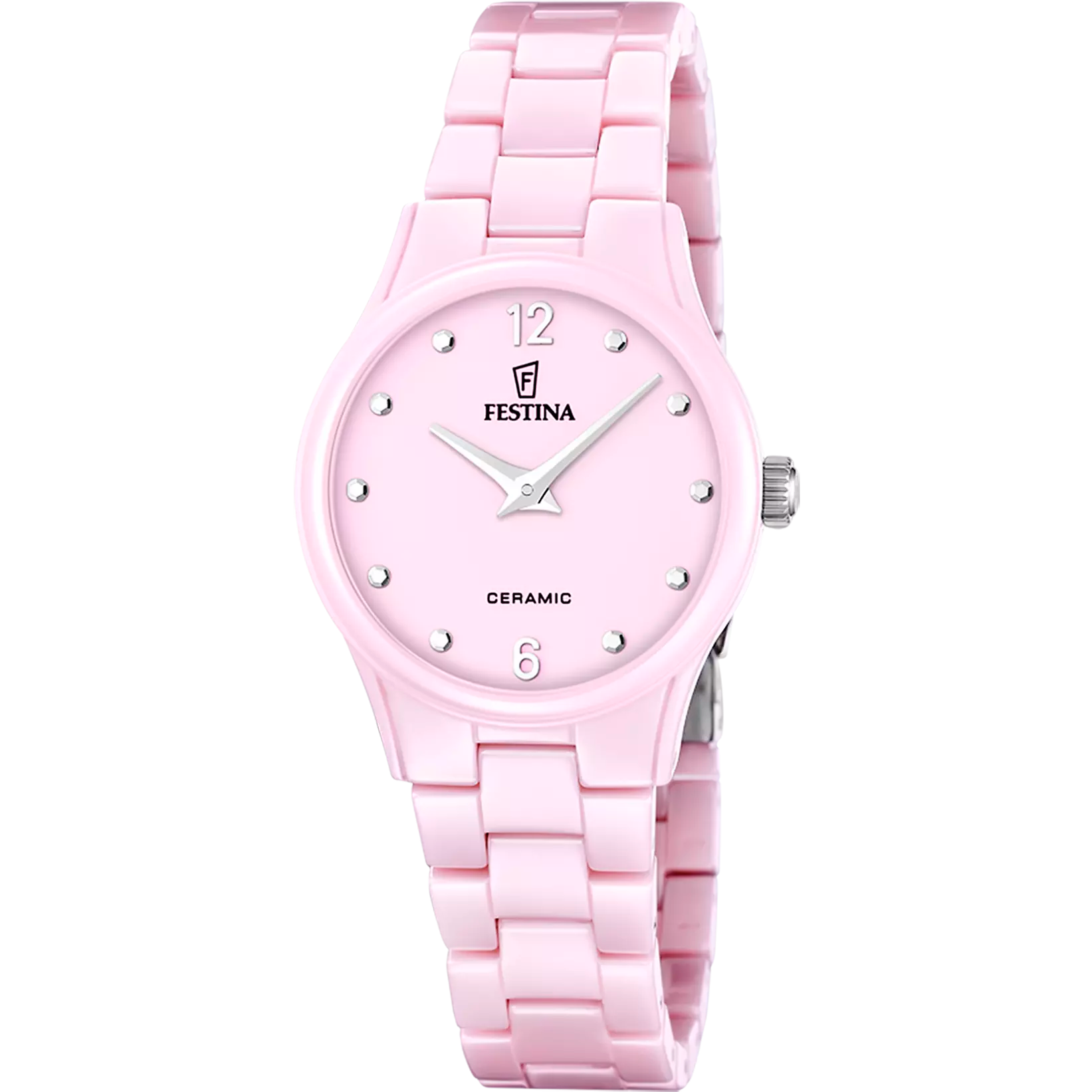 Festina Pink Dial Pink Ceramic Women's Watch F20751/2