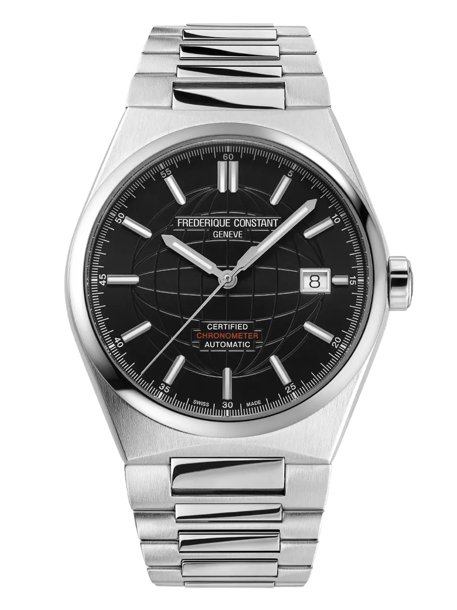 Frederique Constant Highlife FC-303B3NH6B black dial front