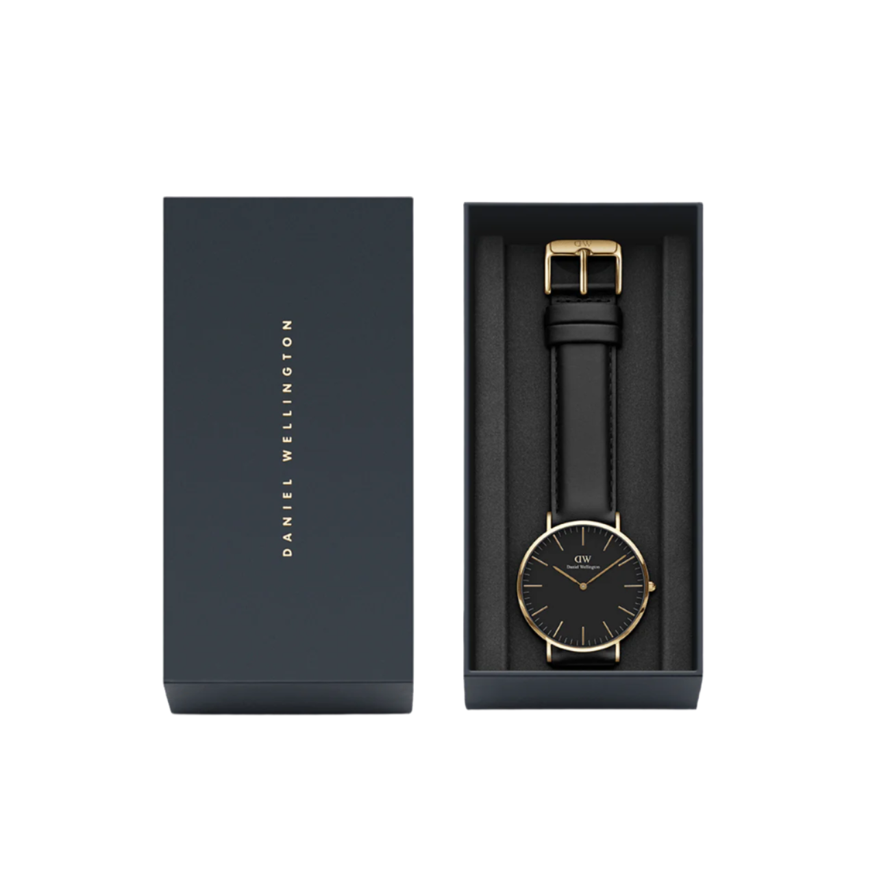 Daniel Wellington Classic Sheffield Black Leather Watch DW00100544