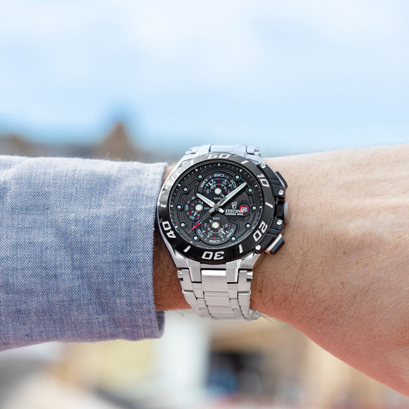 Festina ChronoBike Black Dial Stainless Steel Men's Watch F20754/6