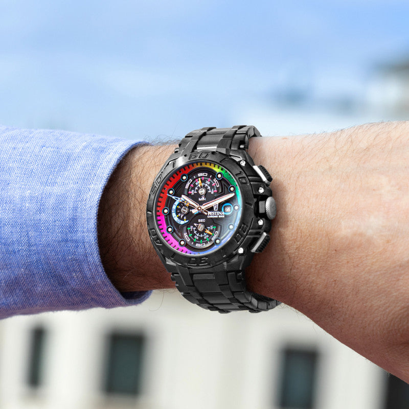 Festina Limited Edition Black Dial Stainless Steel Men's Watch F20761/1