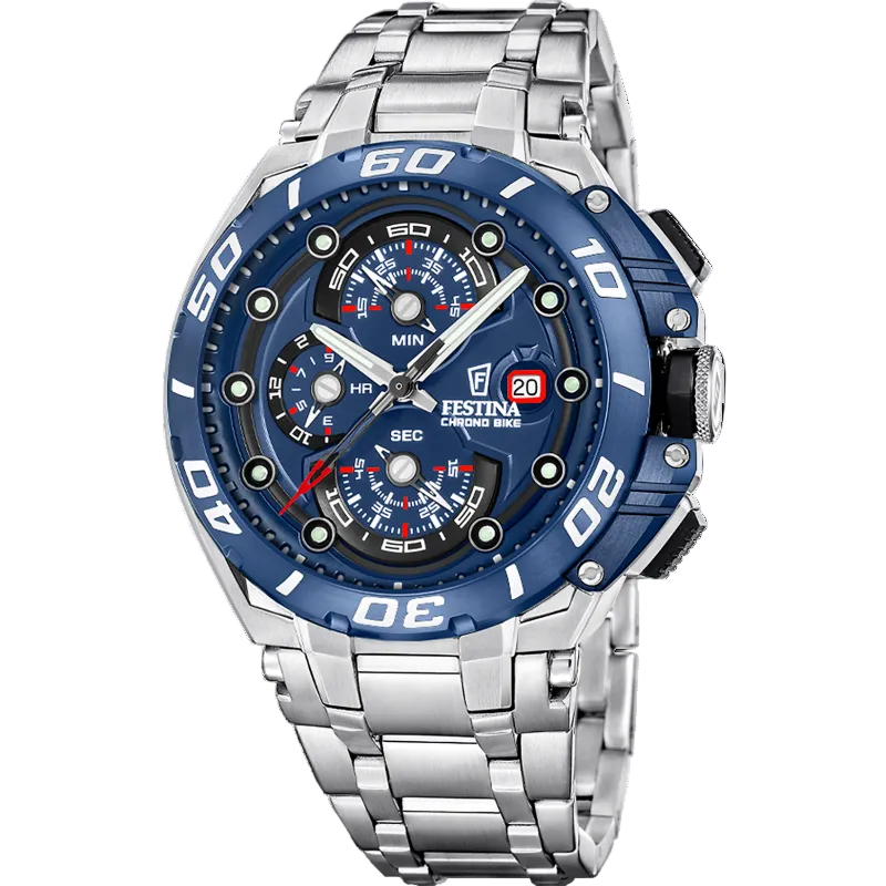 Festina ChronoBike Blue Dial Stainless Steel Men's Watch F20754/4