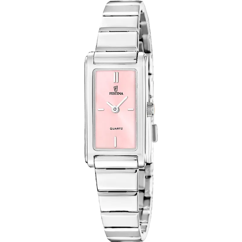 Festina Pink Dial Stainless Steel Women's Watch F20767/2
