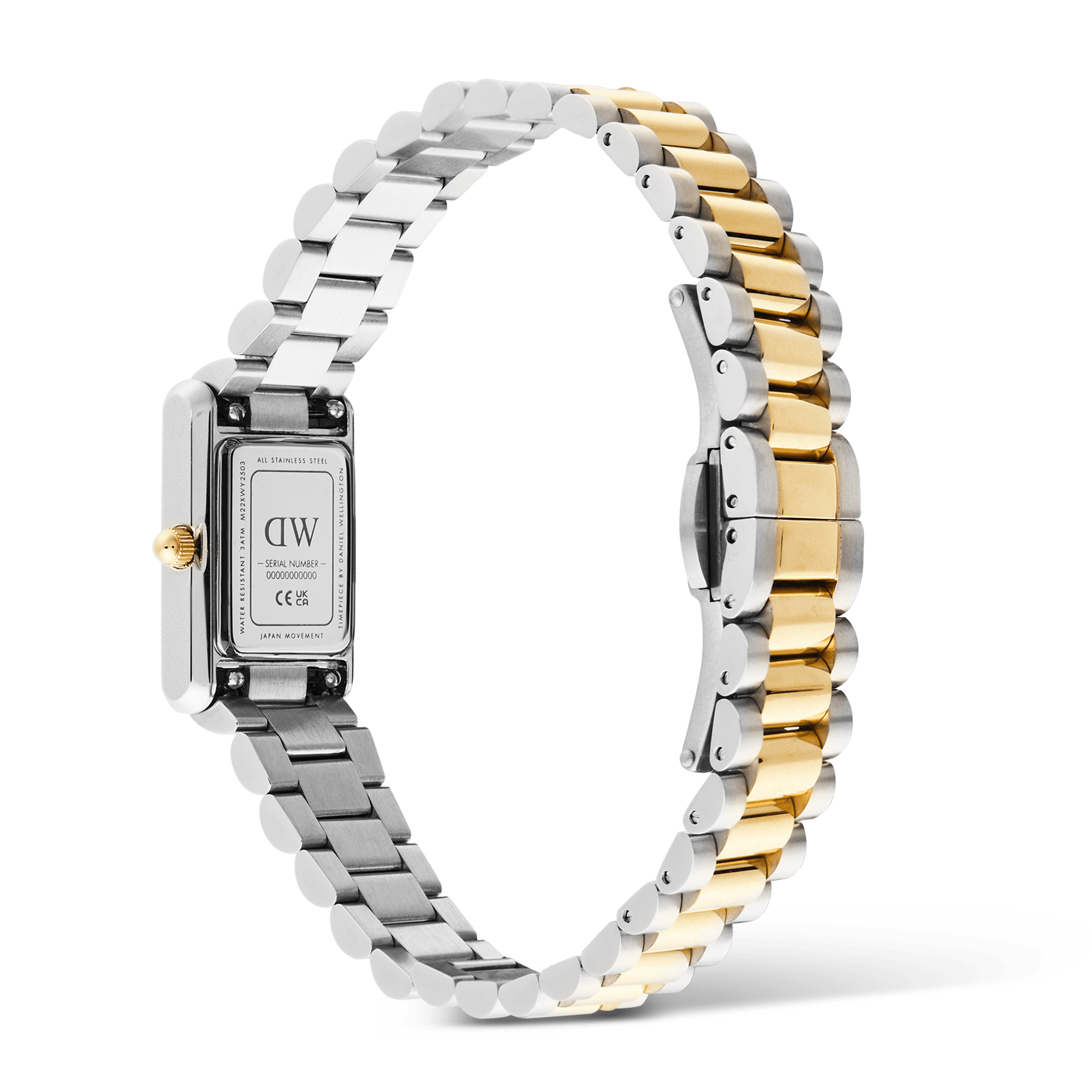 Daniel Wellington Bound Mini 3-Link Two Tone Gold DW00100932