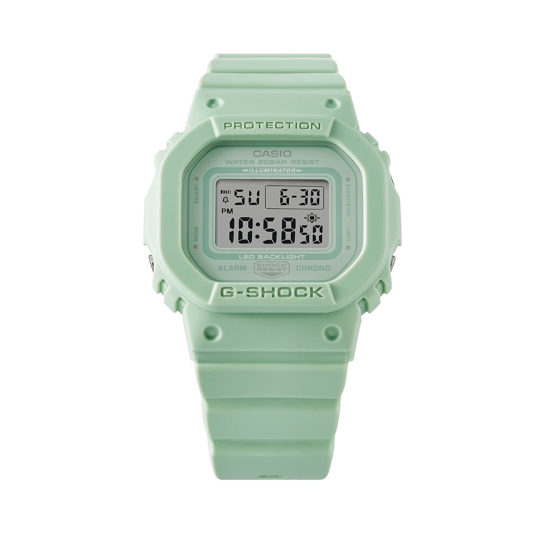 G-Shock Green Resin Band Watch GMDS5600BA-3D
