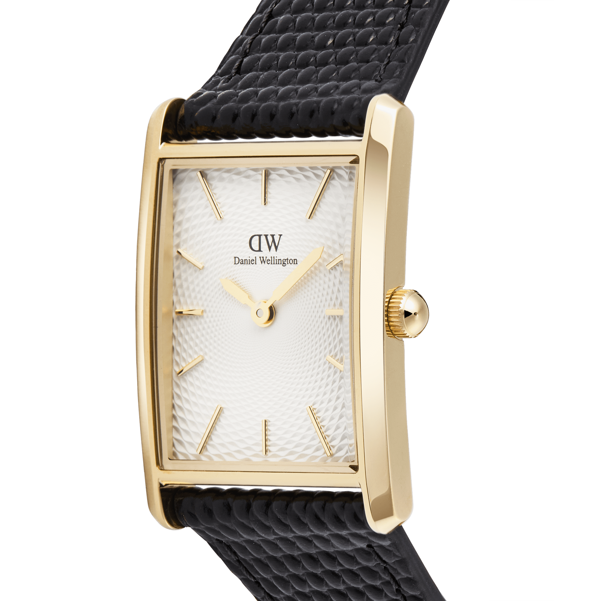 Daniel Wellington Bound Black Lizard Guilloché Gold DW00100899