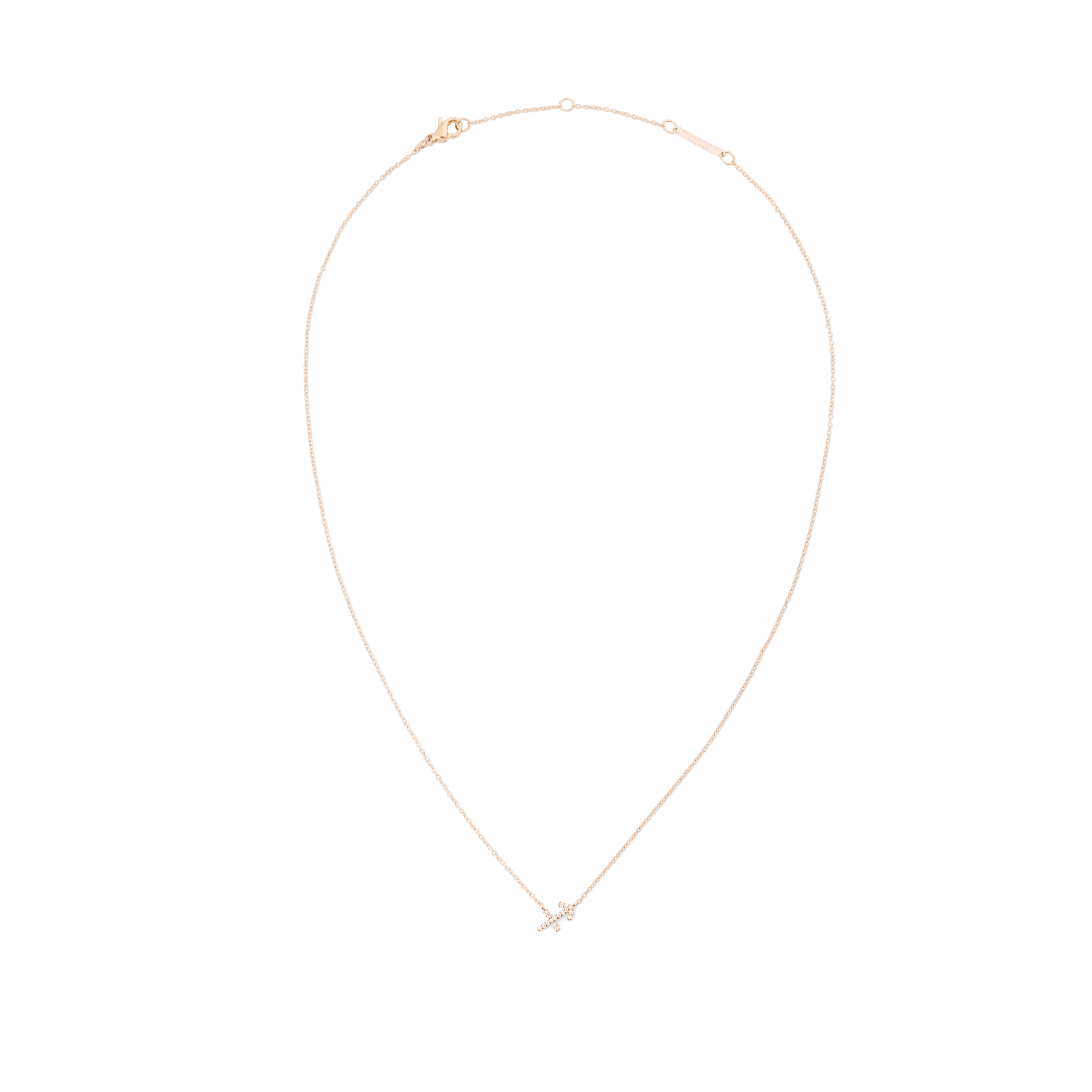 Daniel Wellington Zodiac Crystal Necklace Rose Gold