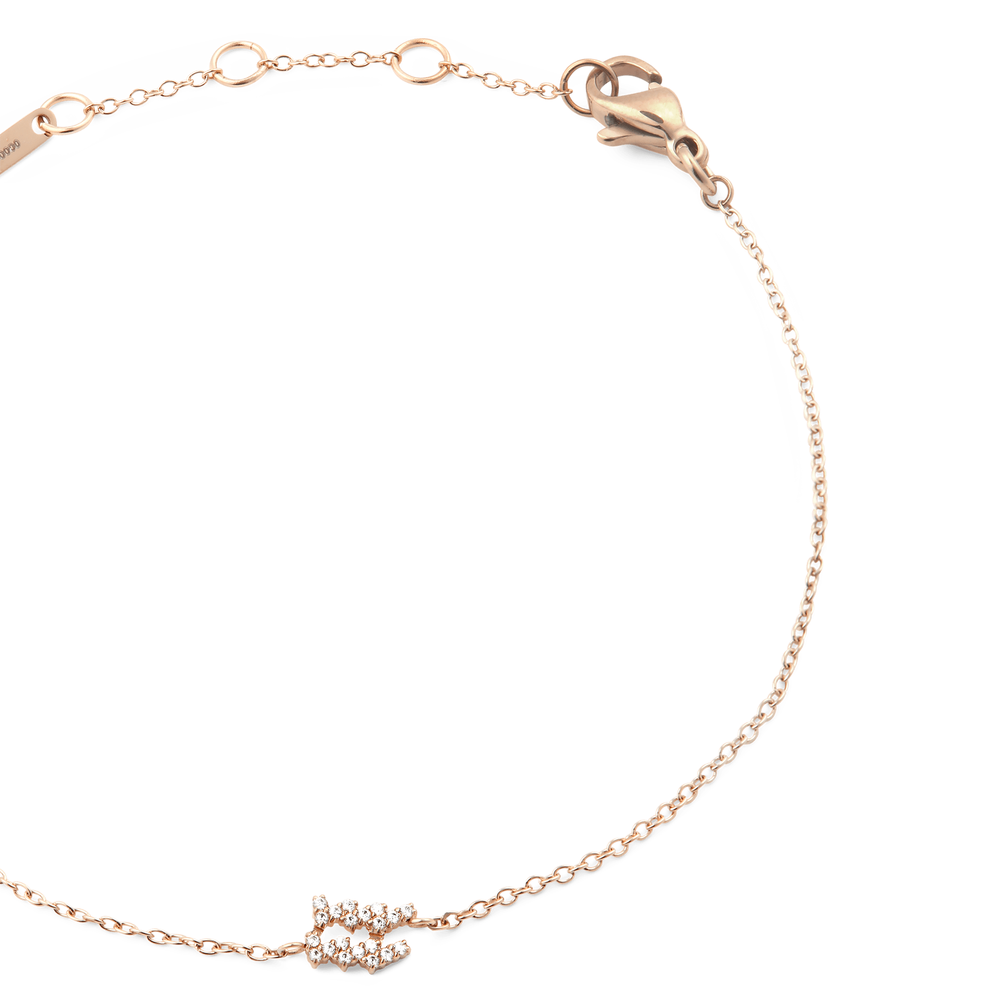 Daniel Wellington Crystal Zodiac Chain Bracelet Rose Gold