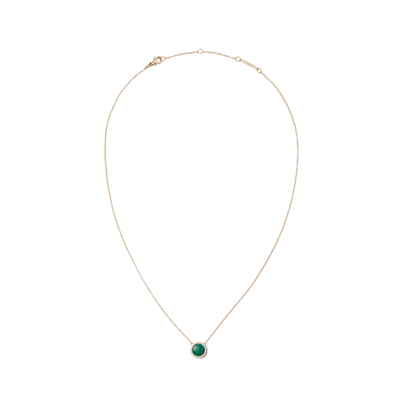 Daniel Wellington Audrey Malachite Rose Gold Necklace DW00401449