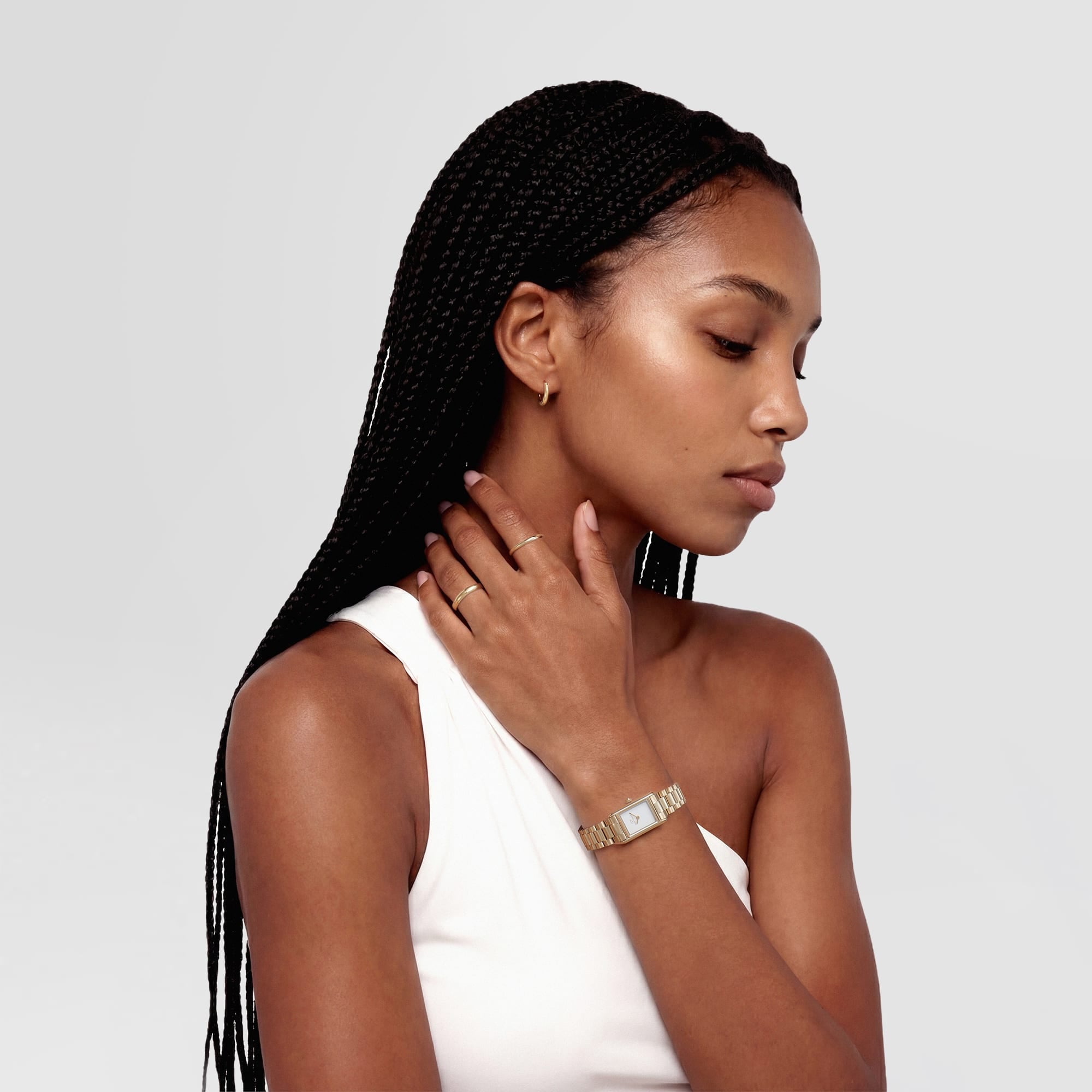 Daniel Wellington Arch Earring Gold 9mm