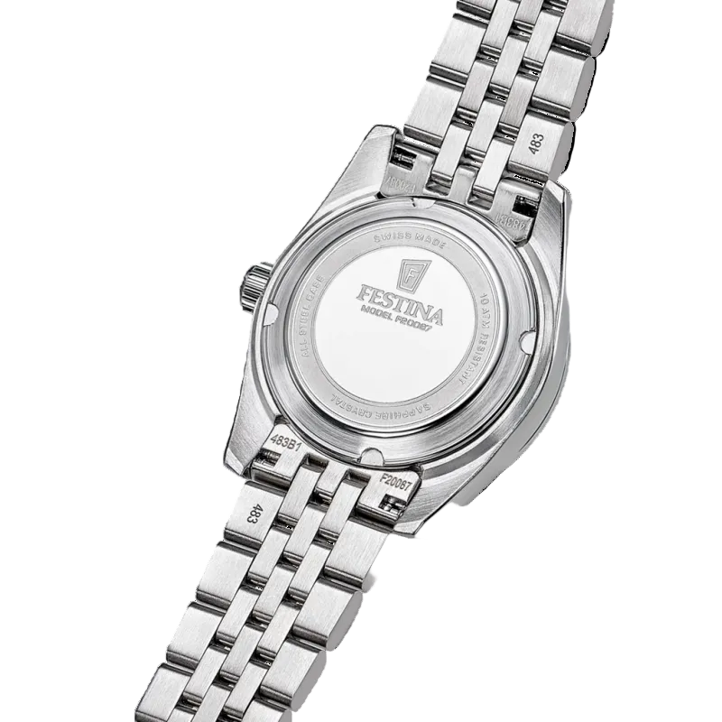 Festina Swiss Made Classic Blue Dial Stainless Steel Women’s Watch F20087/3