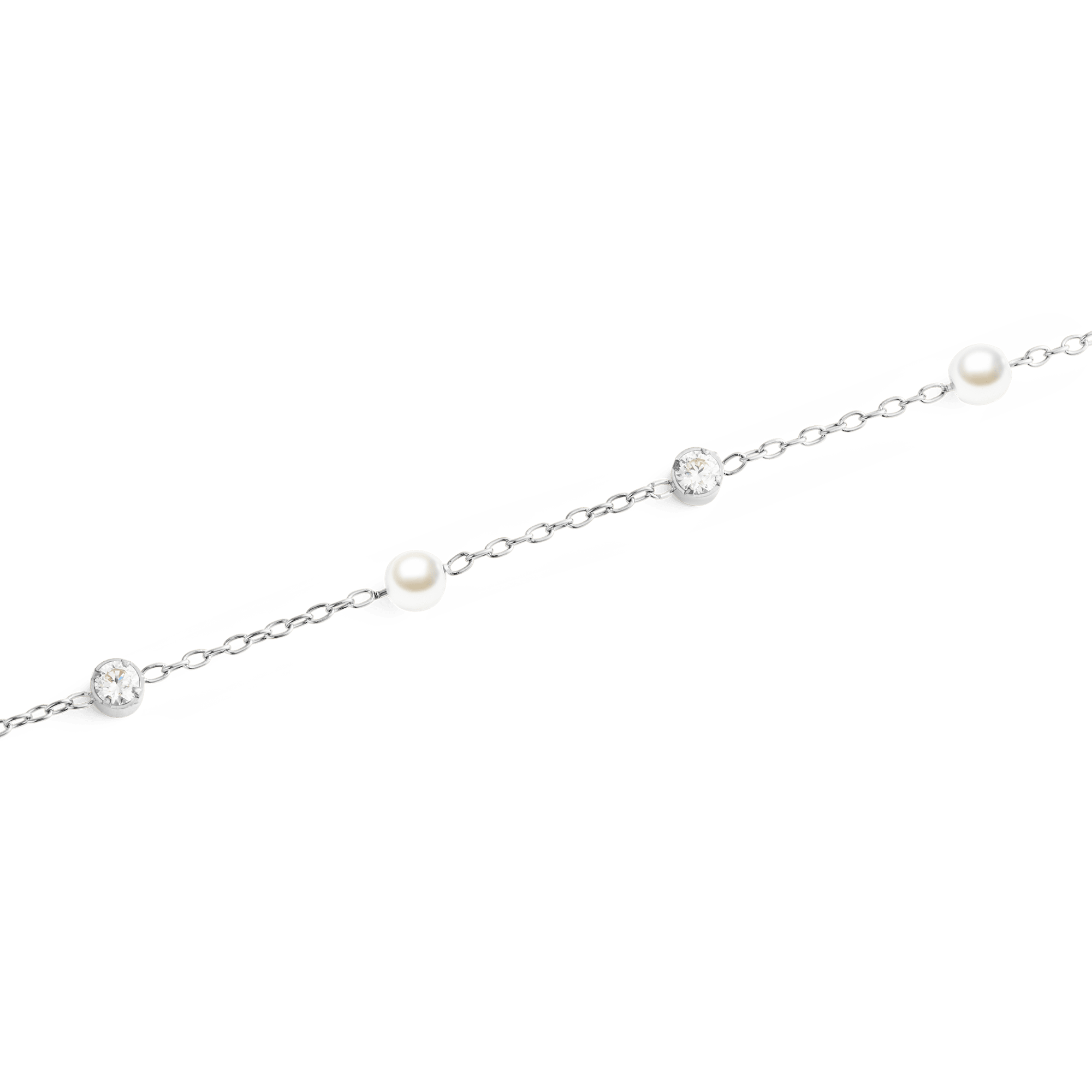 Daniel Wellington Pearl Bracelet Silver