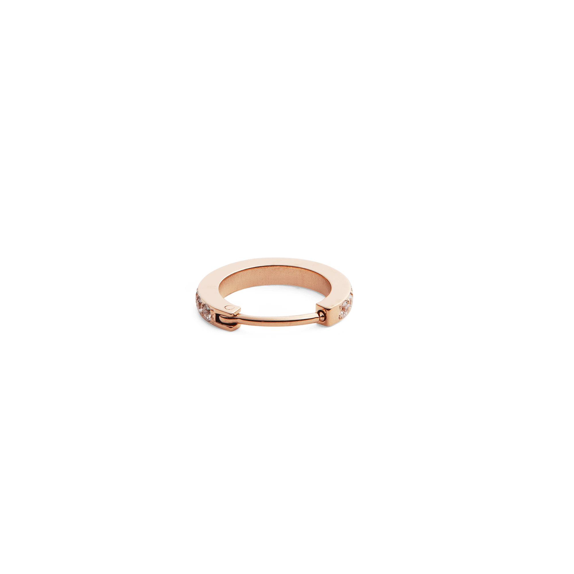 Daniel Wellington Crystal Hoop Earring Rose Gold