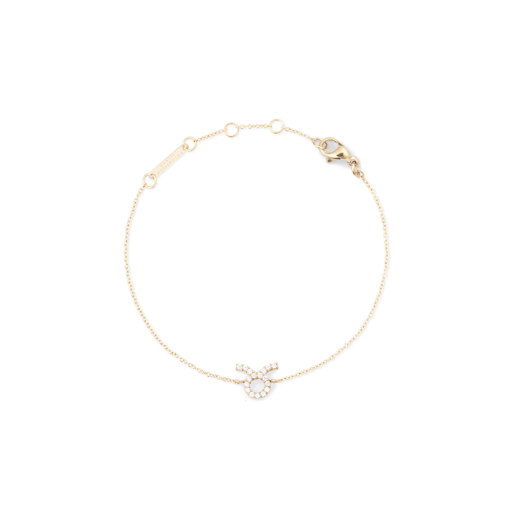 Daniel Wellington Crystal Zodiac Chain Bracelet Gold