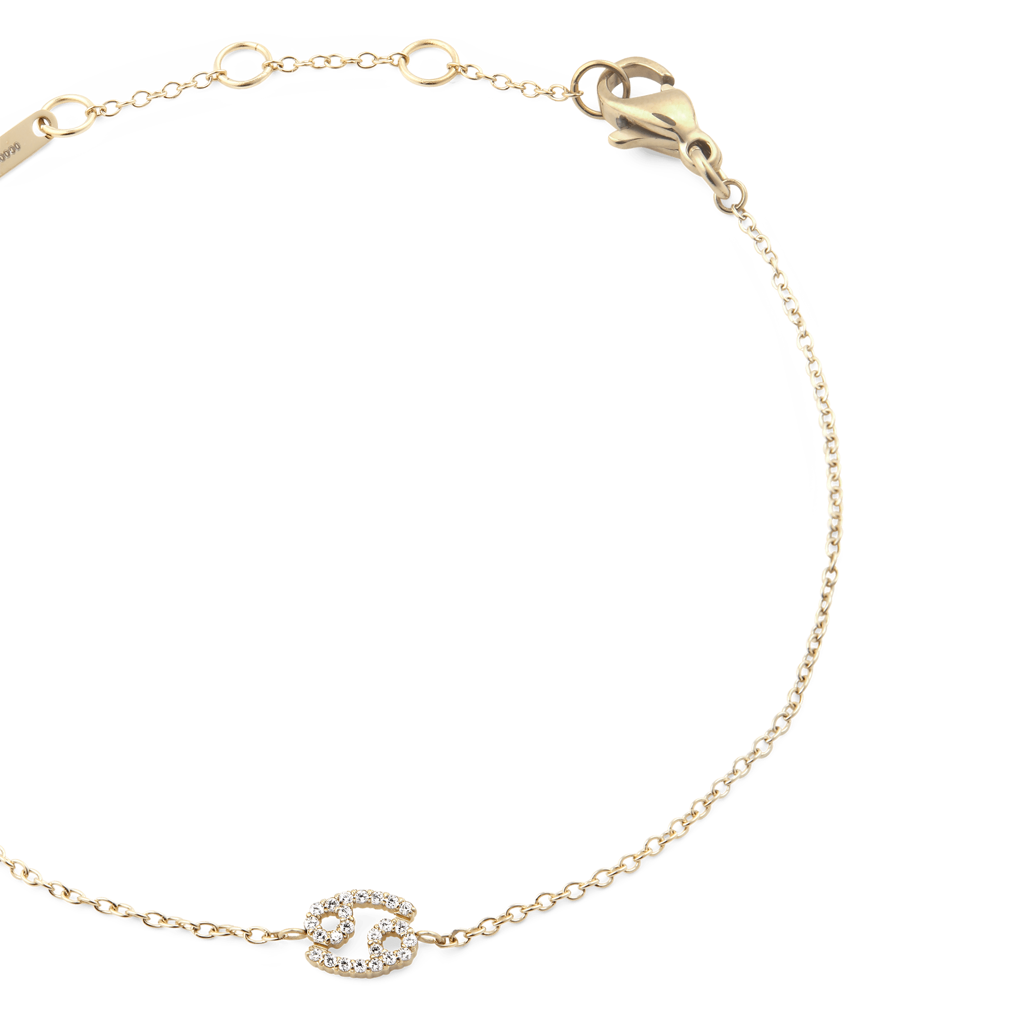 Daniel Wellington Crystal Zodiac Chain Bracelet Gold