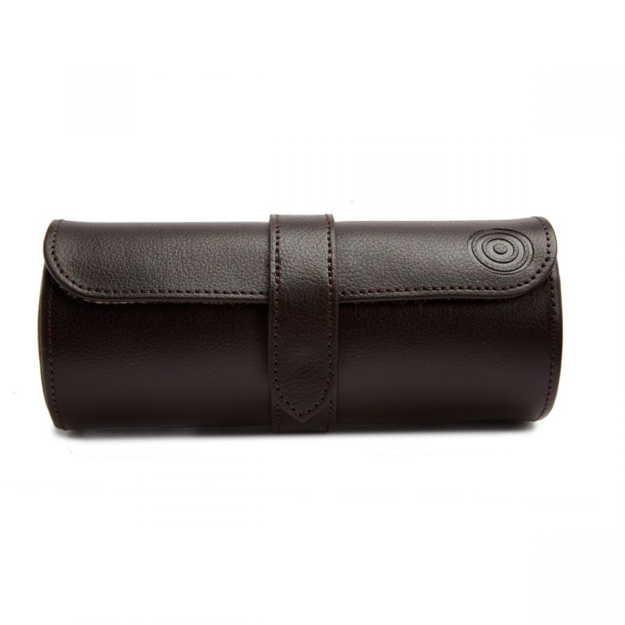 Wolf WM Brown Watch Roll With Cigar Case