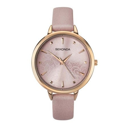 Sekonda Pink Lace Pink Dial Womens Watch