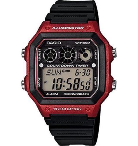 Casio Youth Series Illuminator Chronograph Alarm Ae-1300Wh-4Av Mens Watch