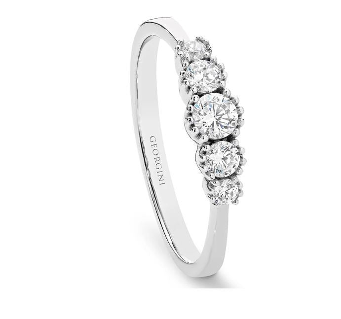 Georgini Mantle Ring Silver Size 6
