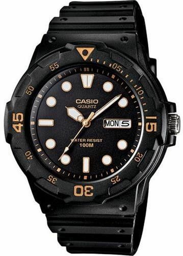 Casio Mrw200H 1Ev Dive With Black Band Mens Watch Watch Direct