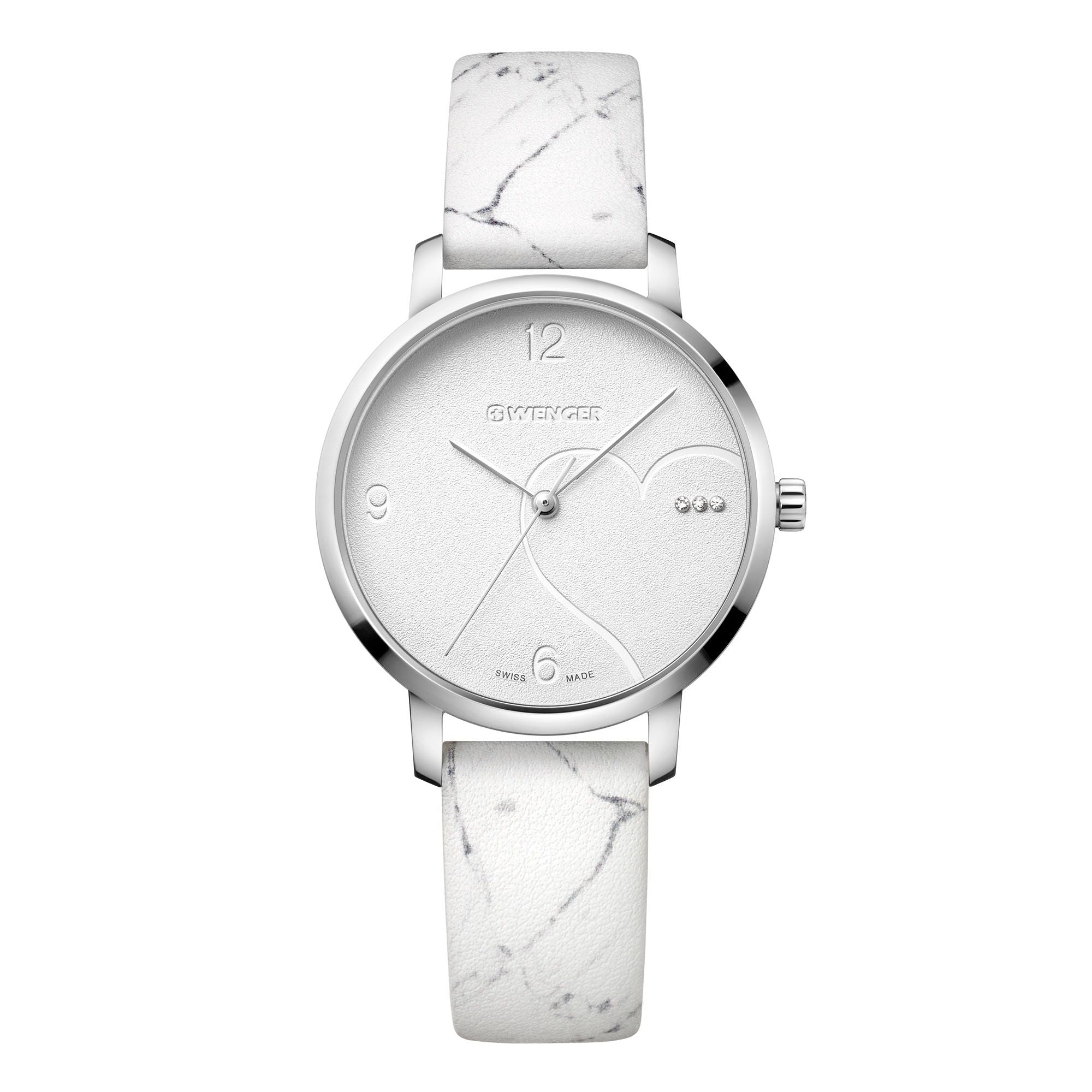 Wenger Metropolitan Donnissima Black Dial Stainless Steel Watch 01.1731.109