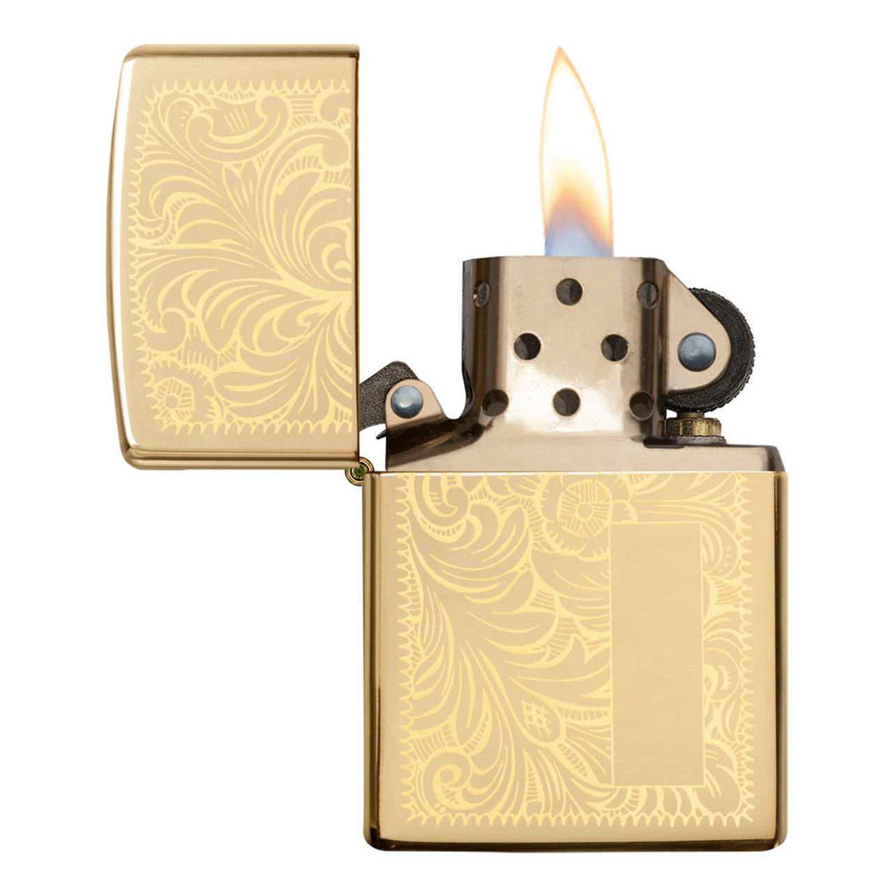Zippo 352B High Polish Brass Venetian Lighter 90353