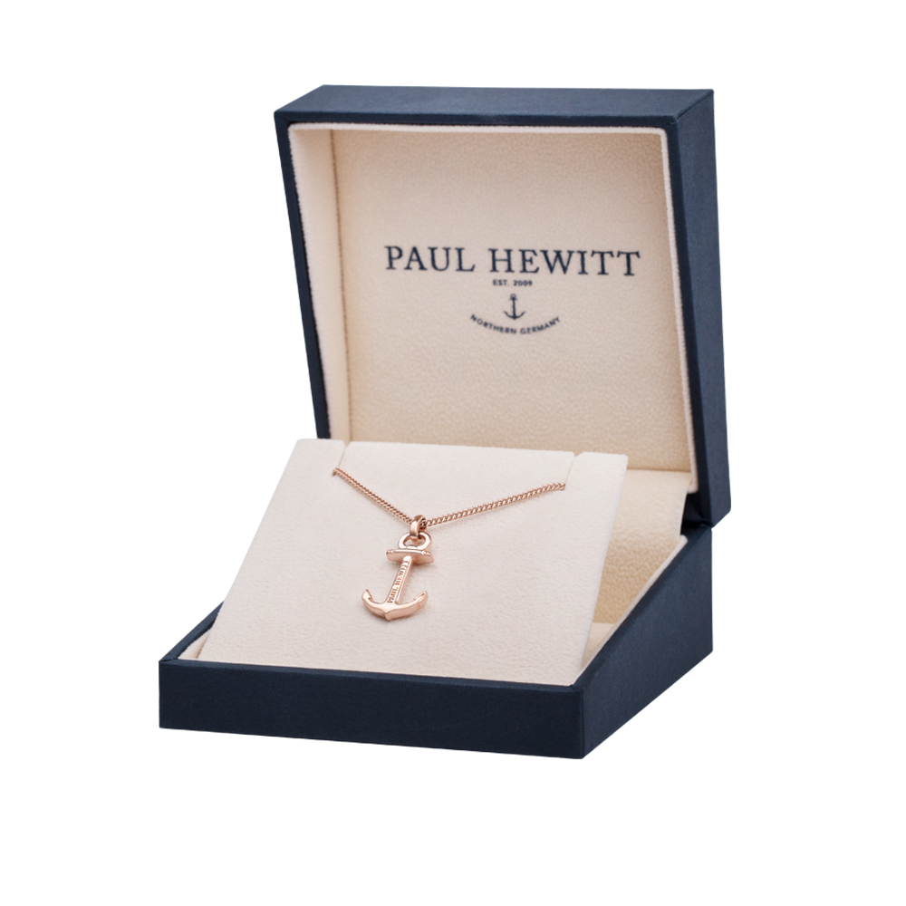 Paul Hewitt Anchor Spirit Rose Gold Necklace