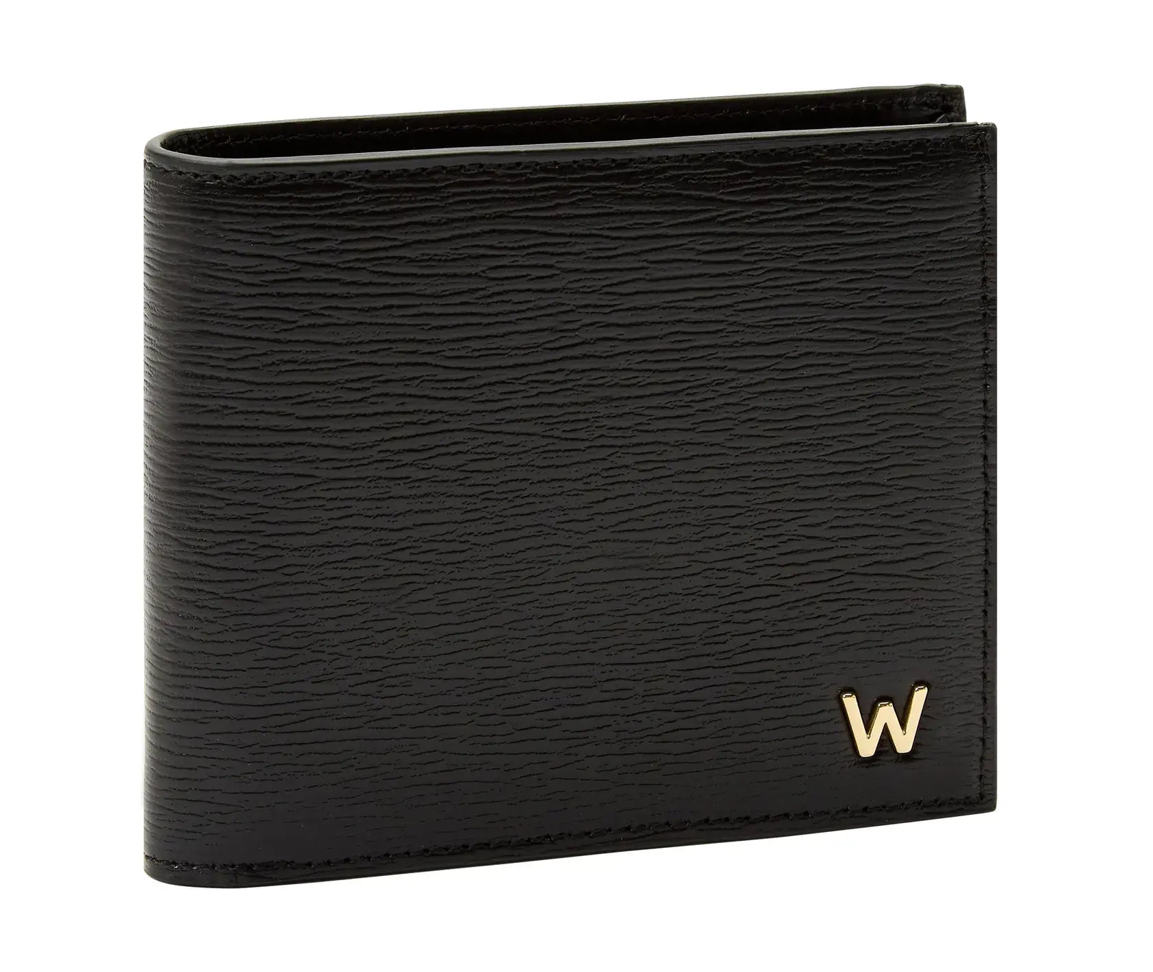 Wolf Black Logo Billfold Wallet with Coin Pouch 774102