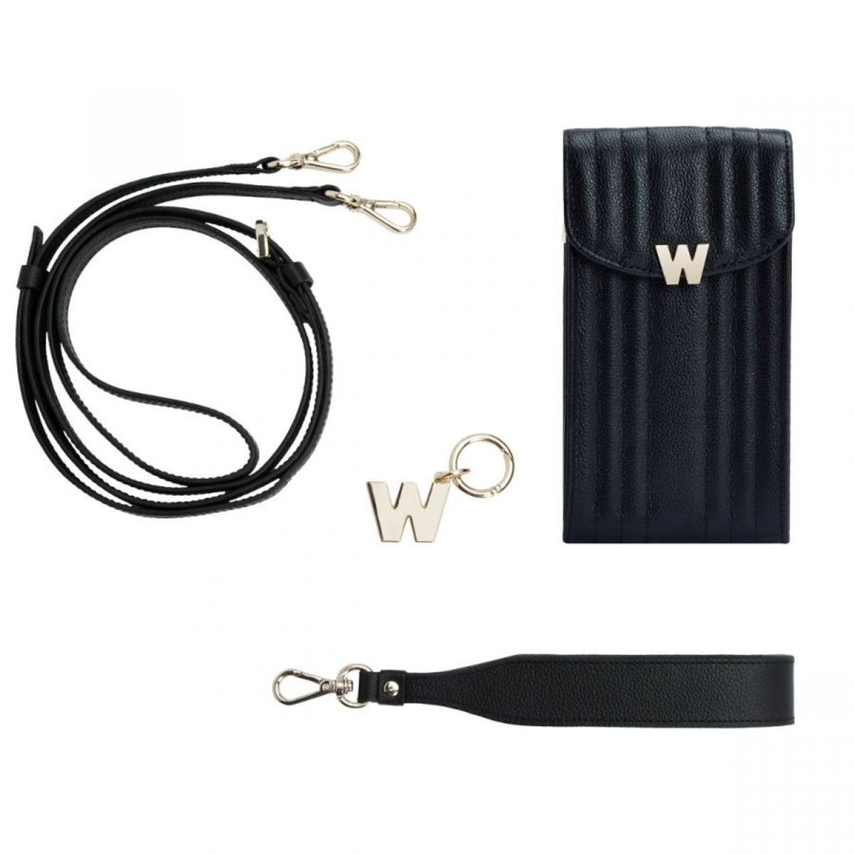 Wolf Mimi Phone Case with Wristlet and Lanyard