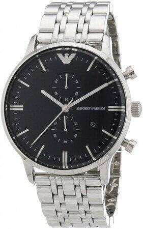Emporio Armani Men's Steel Chronograph Watch AR0389