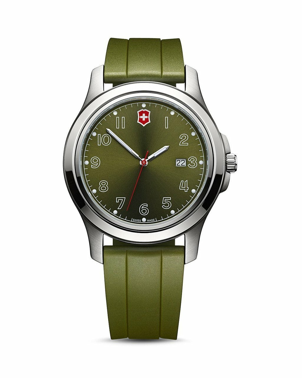 Victorinox Swiss Army Garrison Date Watch Military Green 