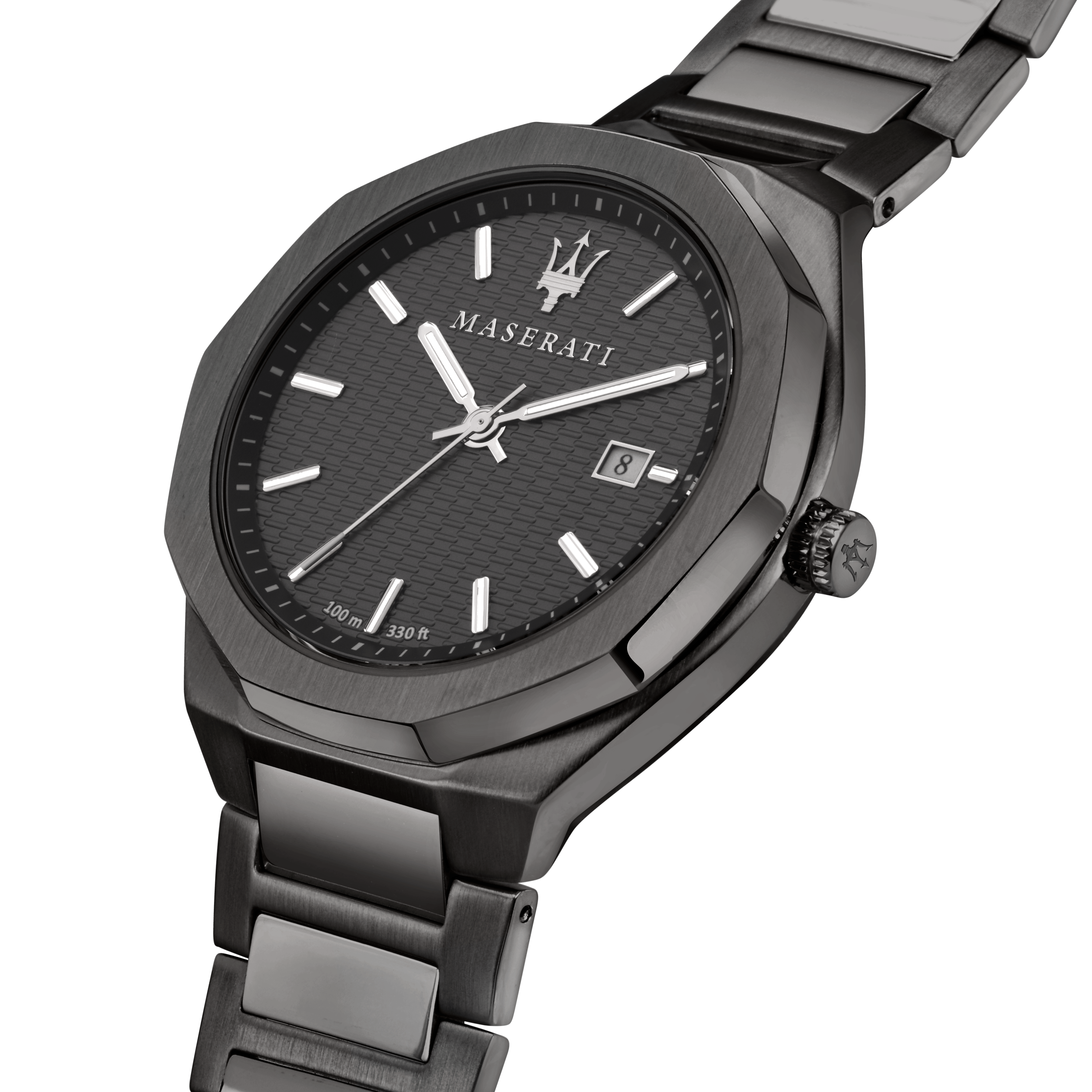 Maserati Stile Gun Metal Chronograph