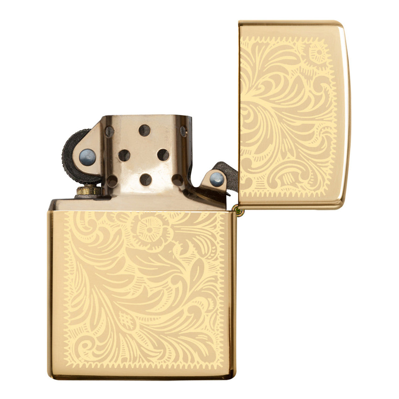 Zippo 352B High Polish Brass Venetian Lighter 90353