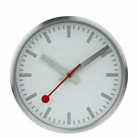 MONDAINE OFFICIAL SWISS RAILWAYS WALL CLOCK A990.CLOCK.17SBV