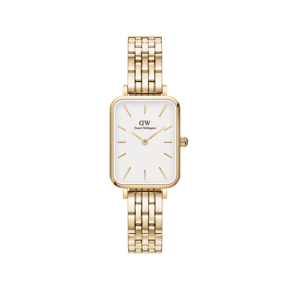 Daniel Wellington Evergold 26mm Quadro Watch with 5-Link