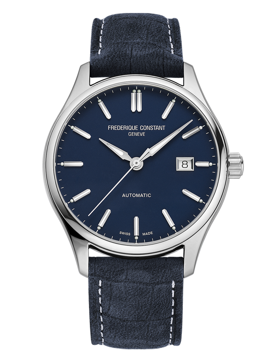 Frederique Constant Classics Index Automatic Blue Leather  display picture 1