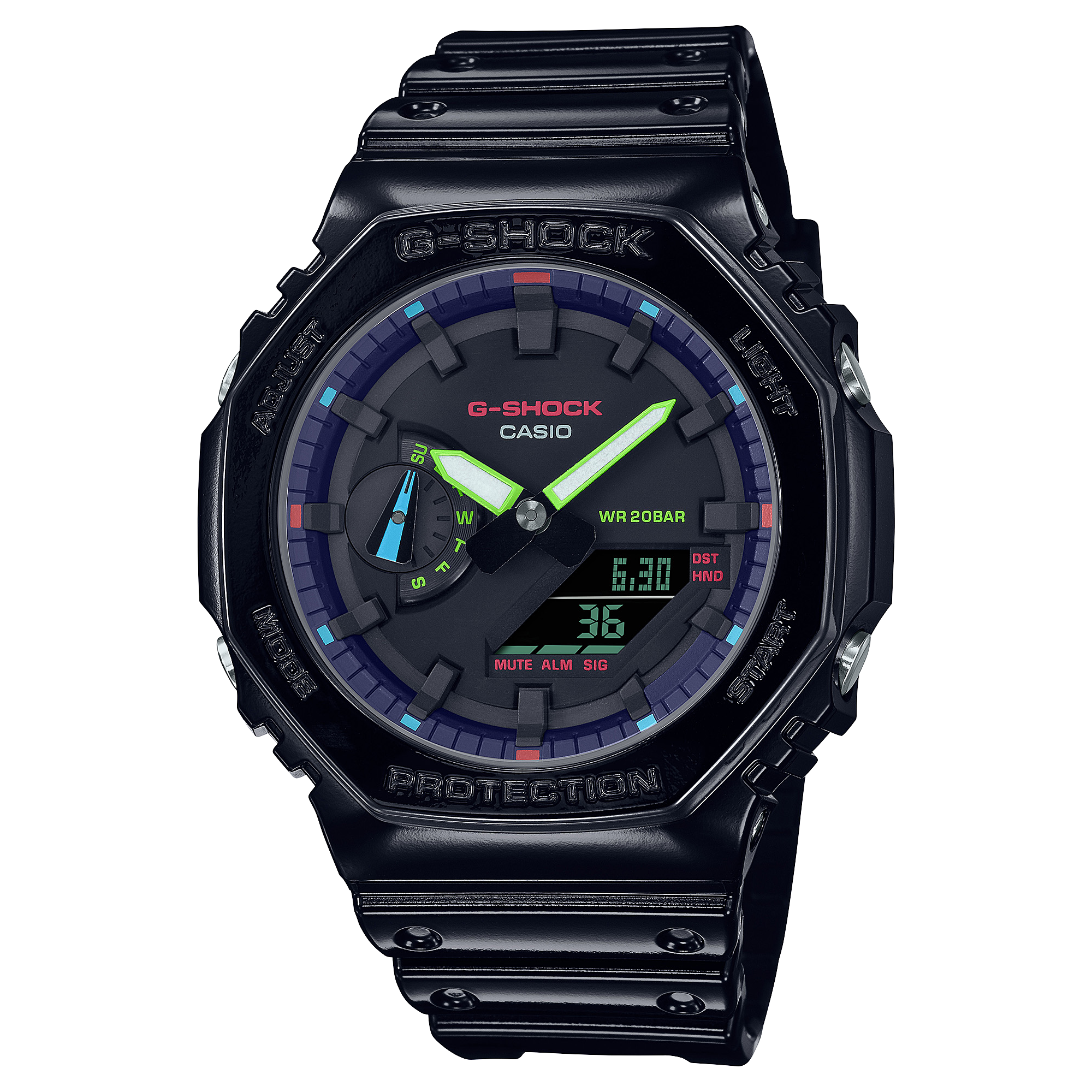 G-Shock CasiOak RGB Gamers Collection GA2100RGB-1A