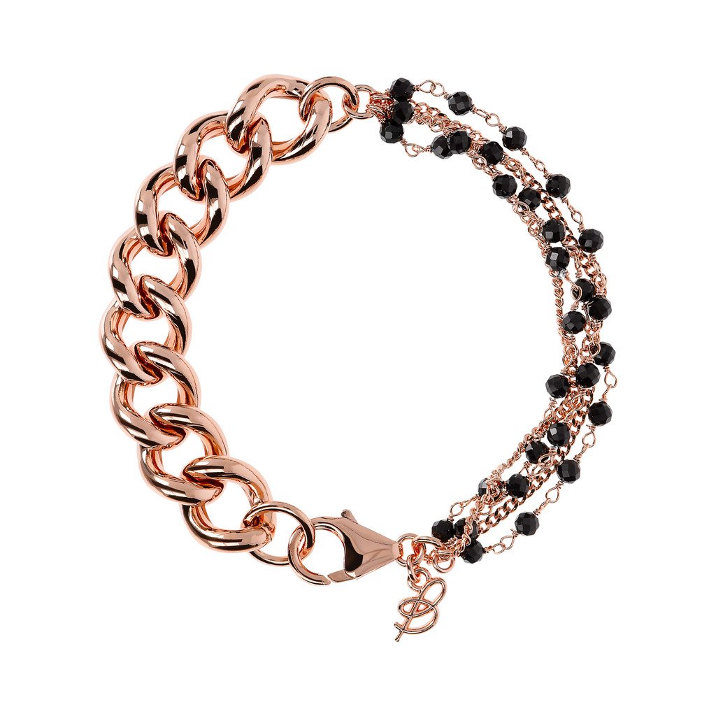 Bronzallure Rosary Bracelet Golden Rosè