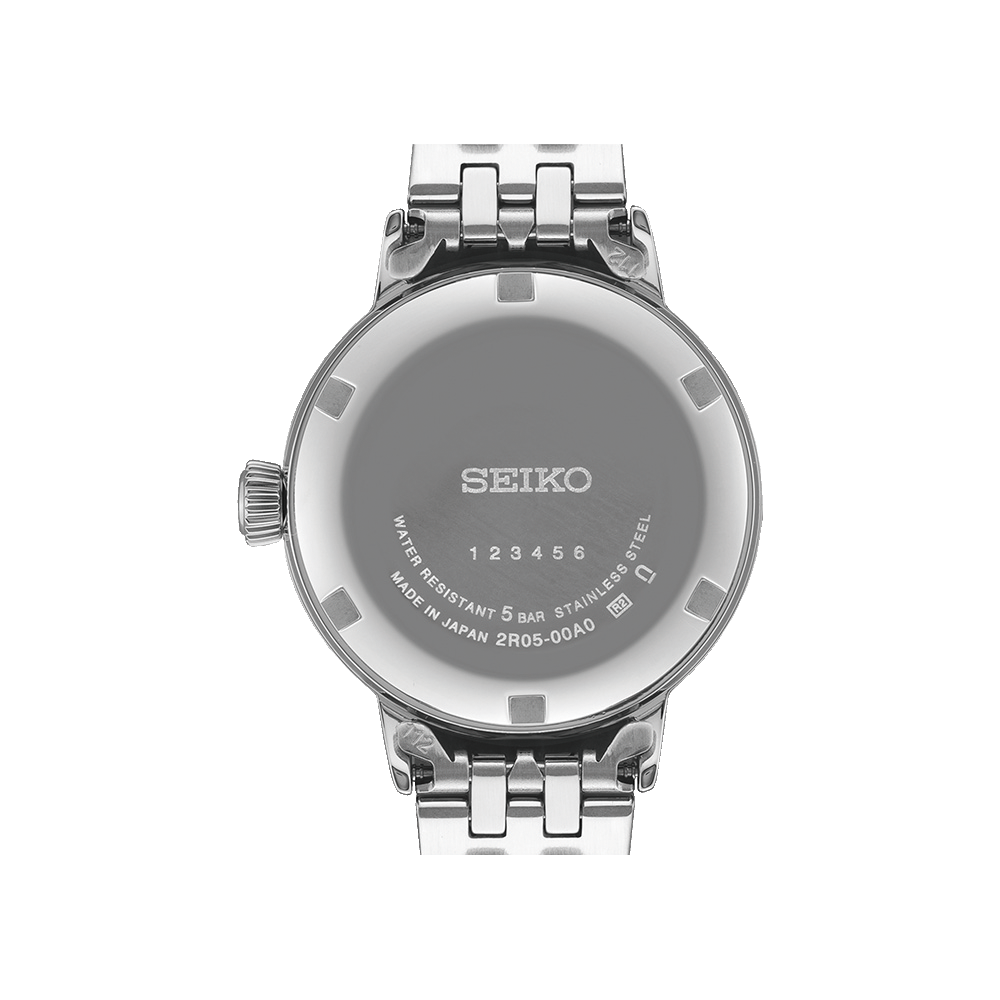 Seiko Presage Elegant Automatic Watch with Diamonds SRE007J