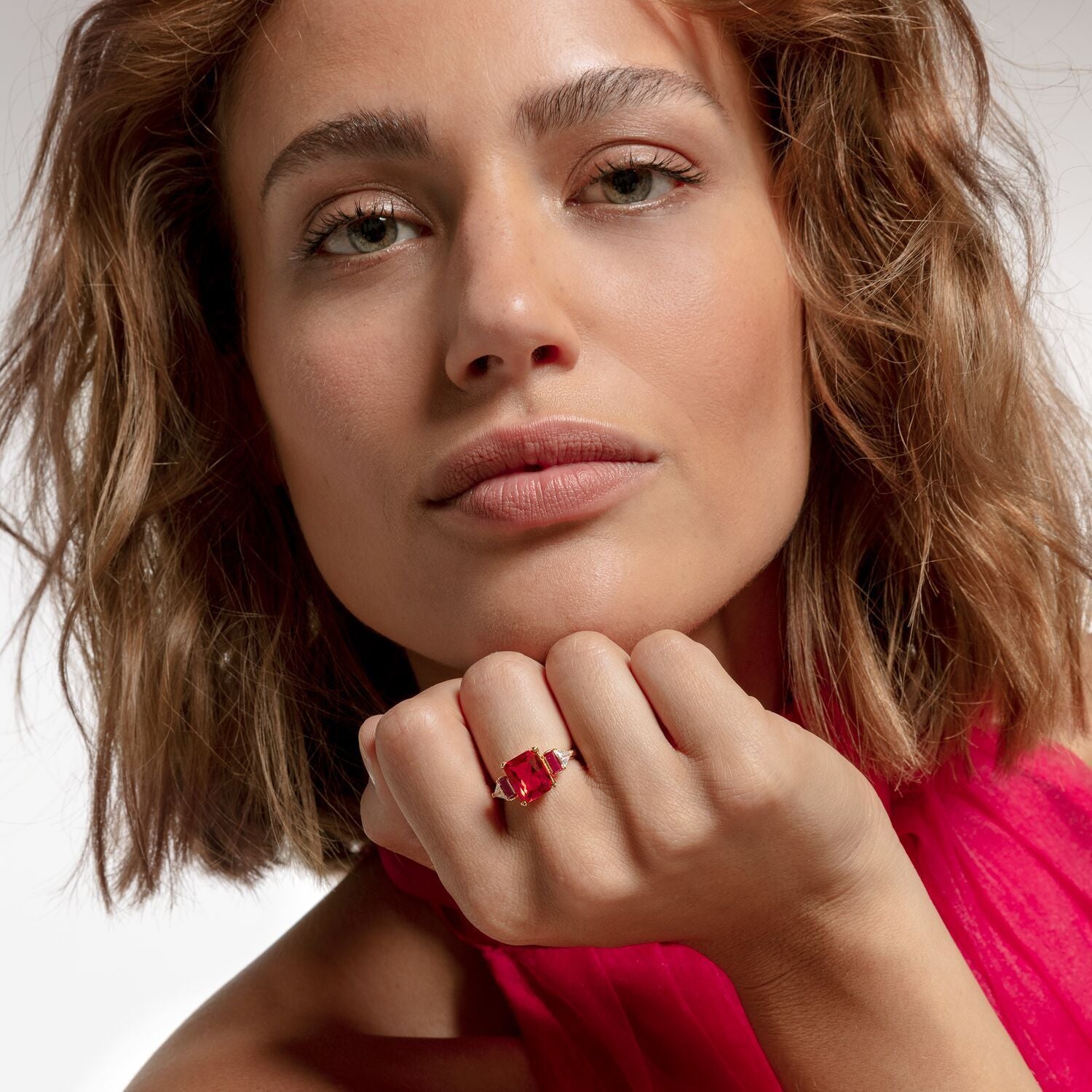 Thomas Sabo Ring Colourful Stones, Gold
