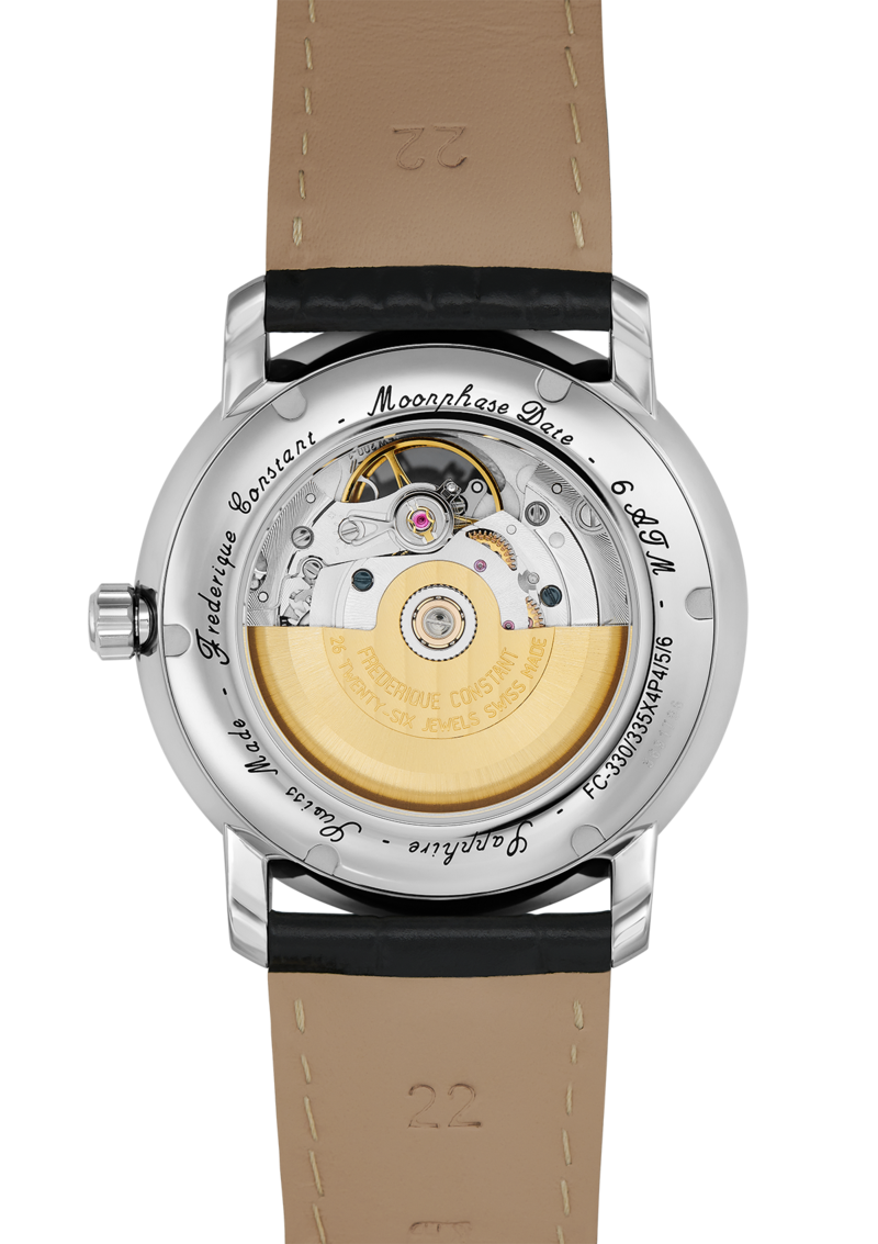 Frederique Constant Classic Heart Beat & Moonphase Watch FC-335MC4P6