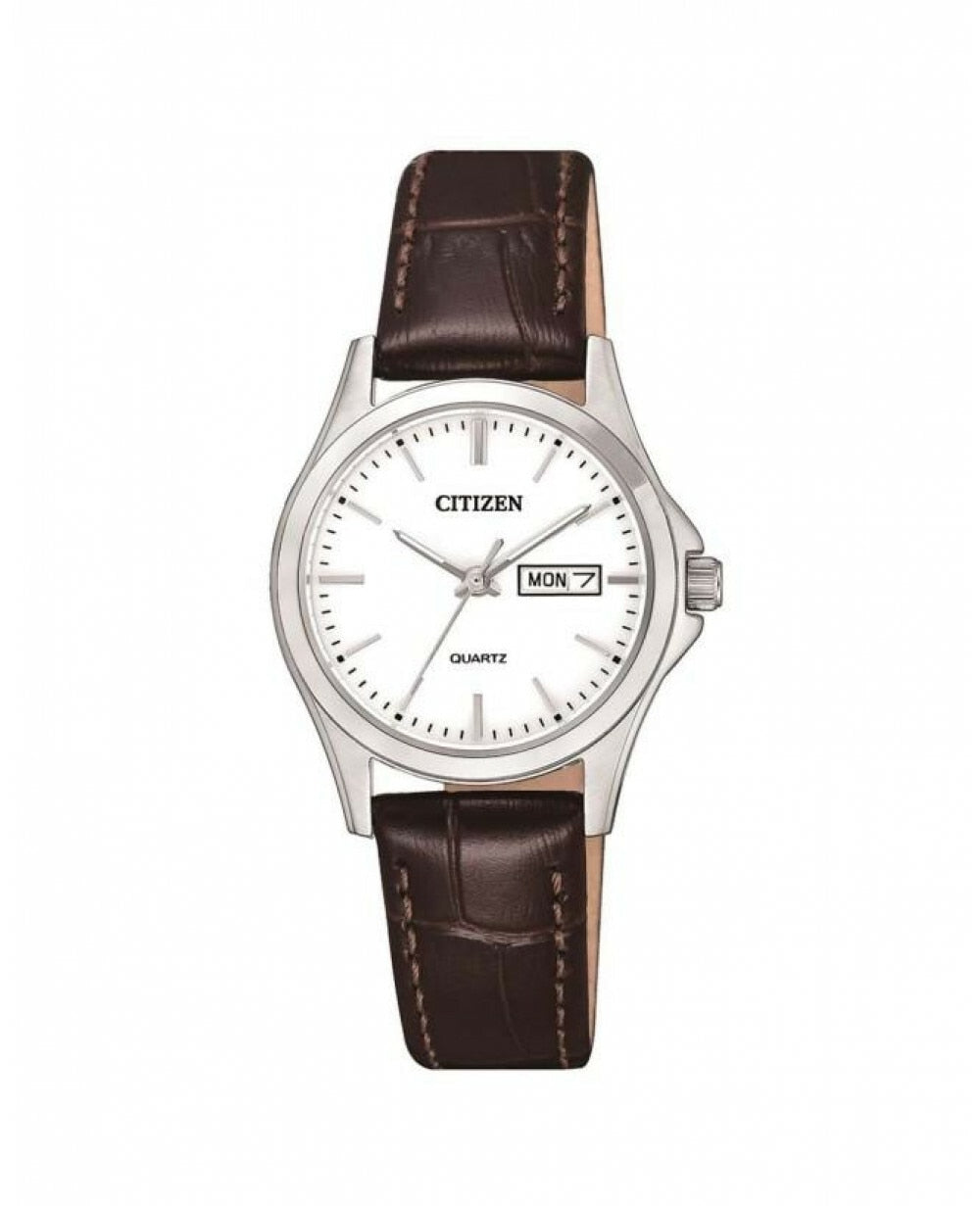 Citizen Dress Quartz Brown Leather Women's Watch EQ0591-21A