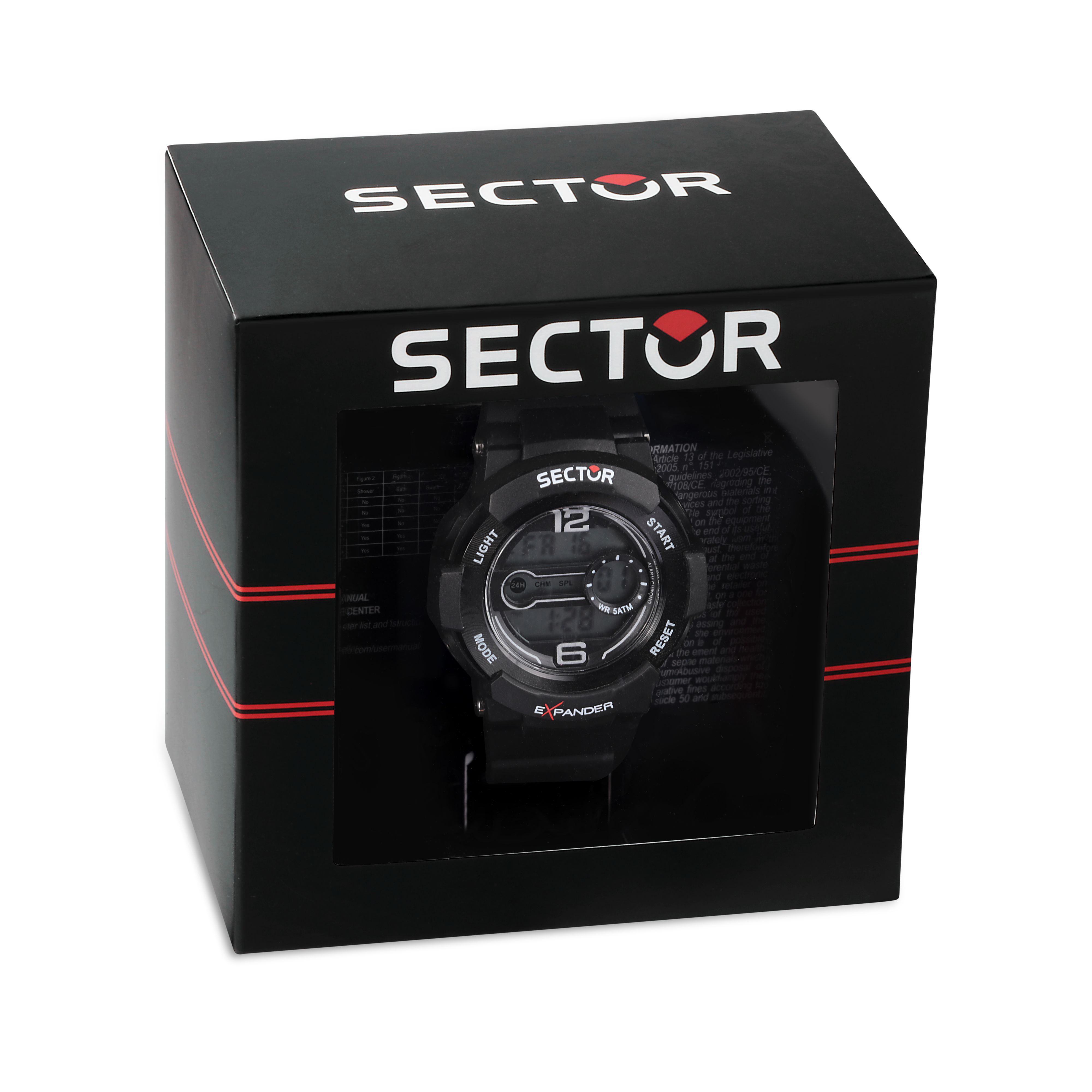 Sector EX-16 Black Digital Watch R3251525001