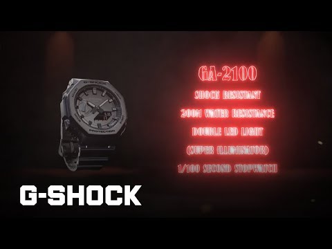 G-Shock "CasiOak" Octagon Carbon Core Guard Black GA2100-1A1