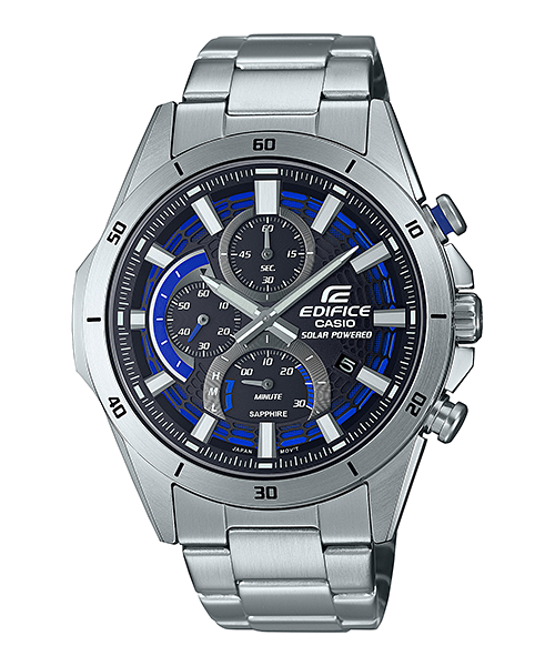 Casio edifice shop black and blue